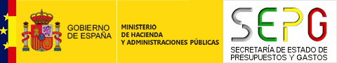 Imagen institucional del Ministerio de Hacienda y Administraciones Públicas y de la Secretaría de Estado de Presupuestos y Gasto